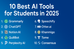 10 Best AI Tools for Students in 2025